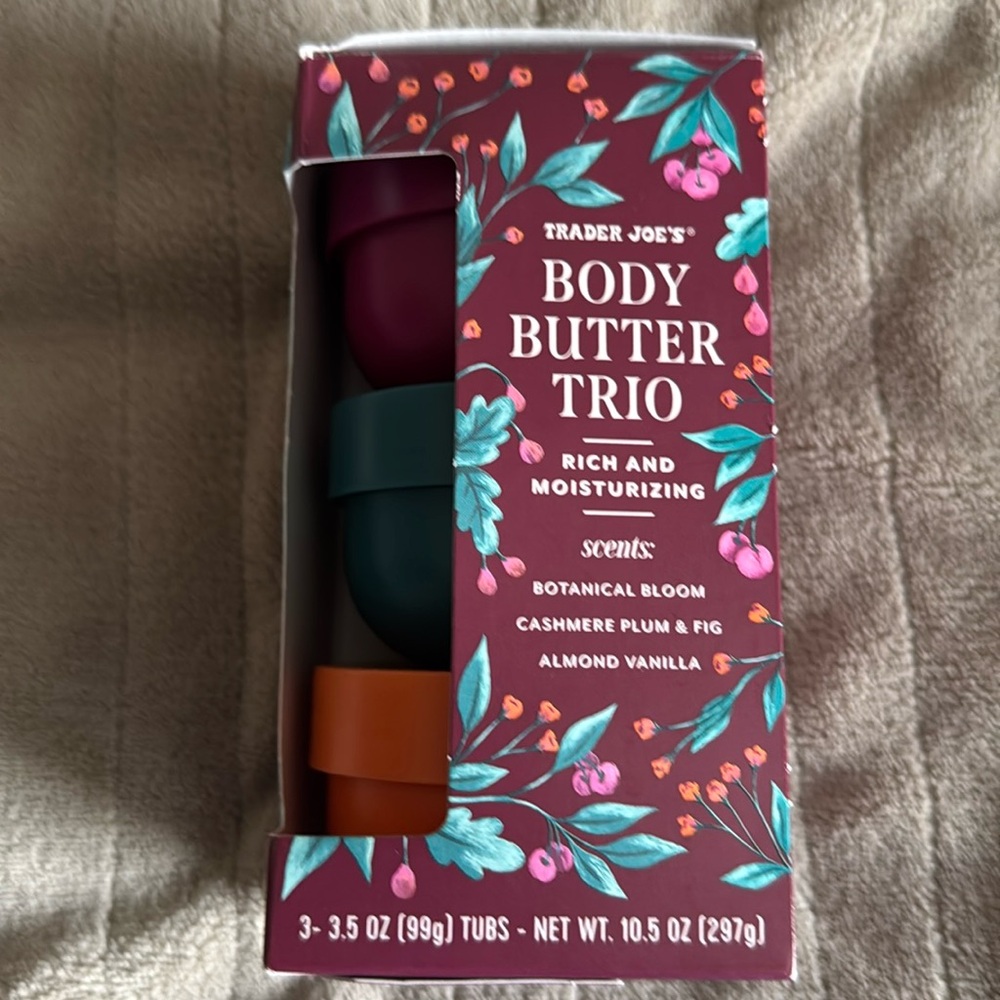 BNIB TRADER JOE’S BODY BUTTER TRIO